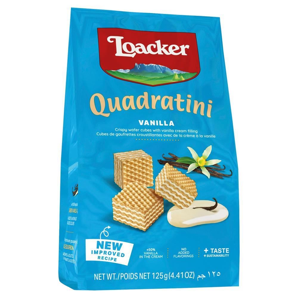 Loacker Vanilla Quadratini 125g - 6 Pack