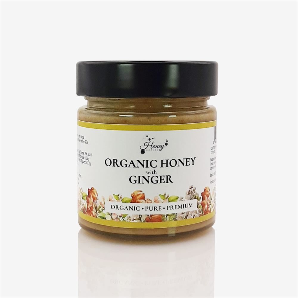 Honey Heaven Organic Honey with Ginger 300g