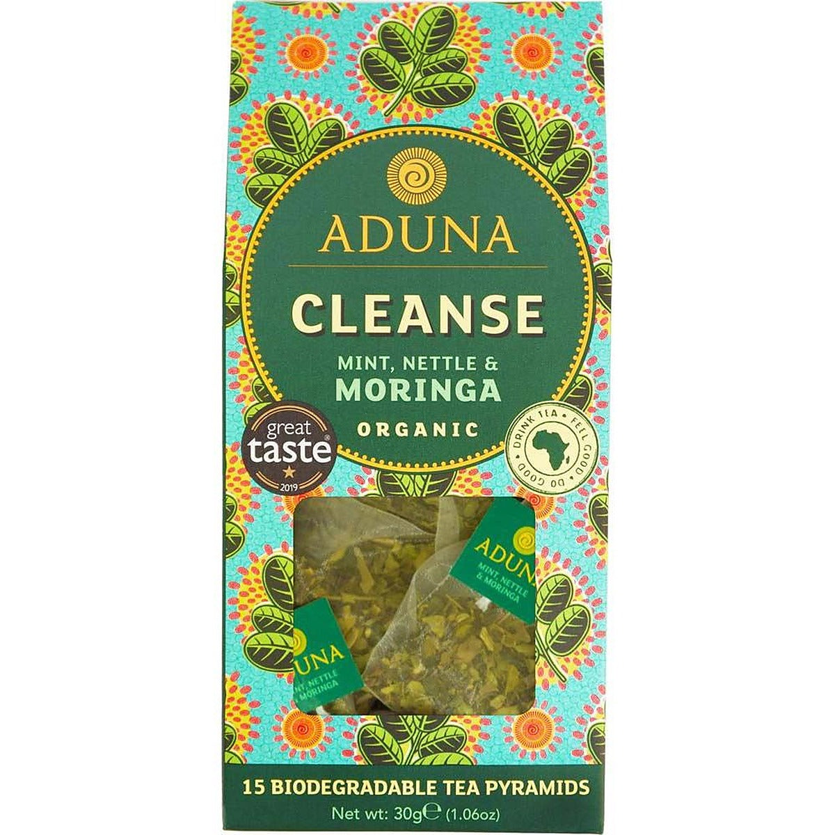 Aduna Cleanse Super-Tea - Mint Nettle & Moringa (15 Pyramids)