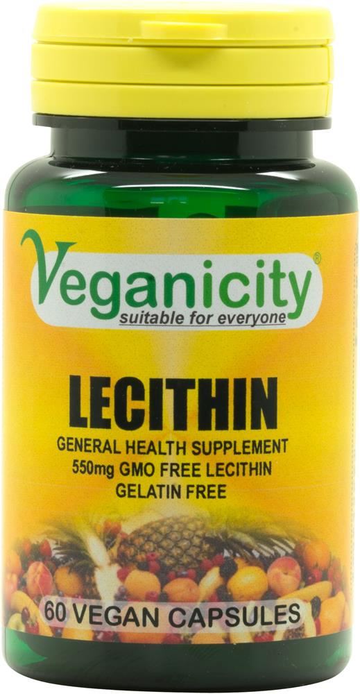 Veganicity Lecithin 550mg 60 Vcaps