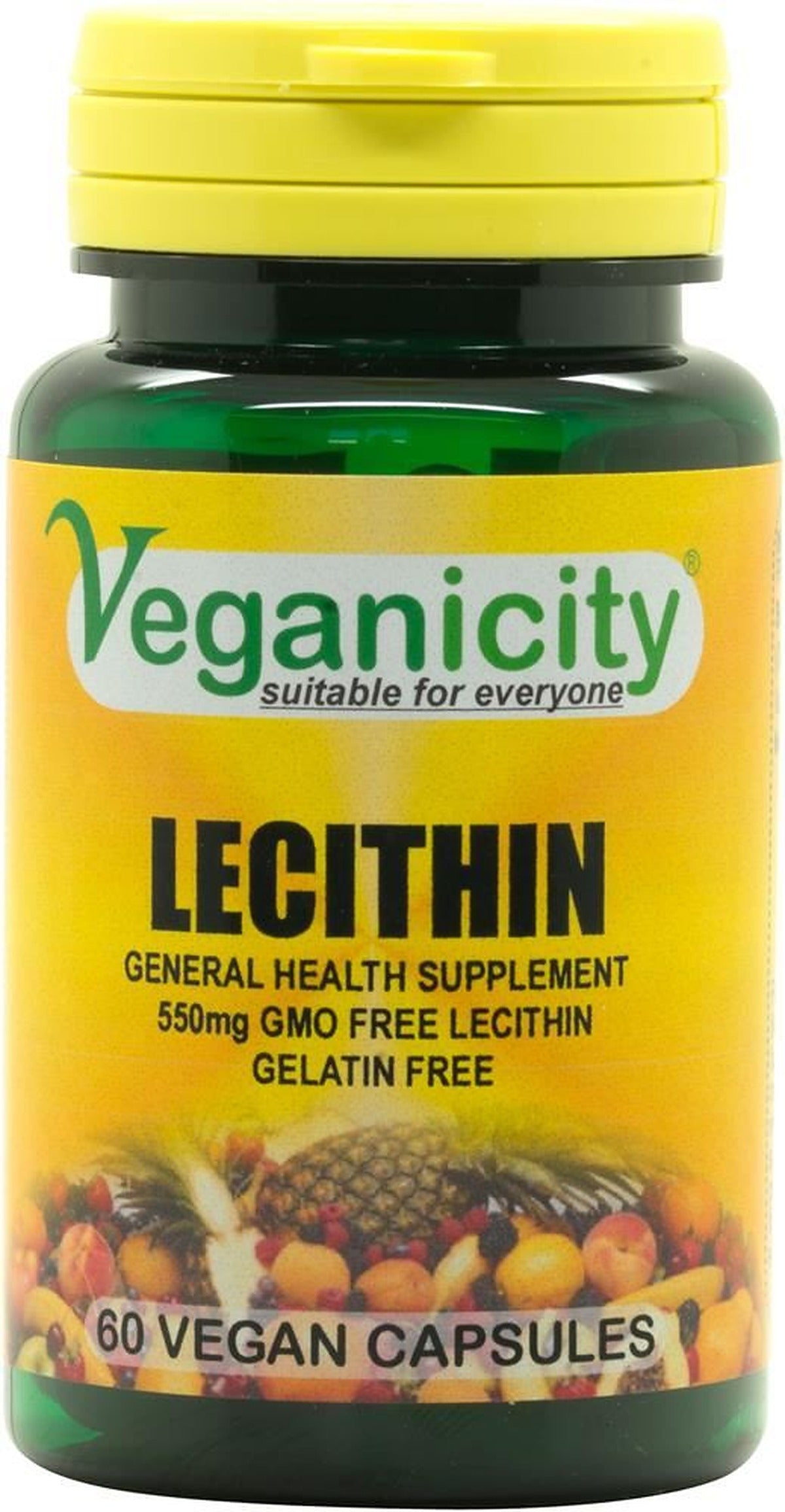 Veganicity Lecithin 550mg 60 Vcaps