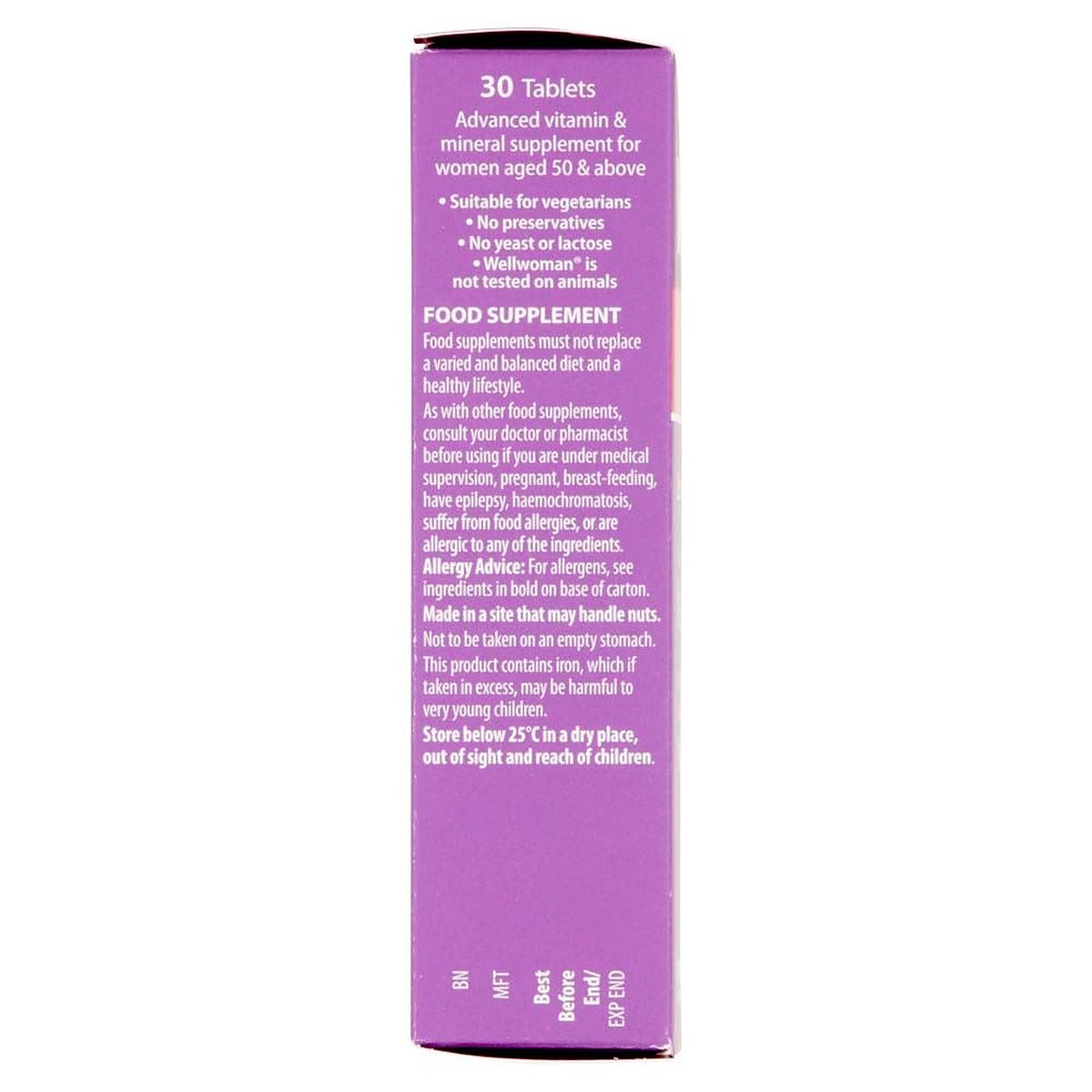 Vitabiotics Wellwoman 50+ - 30 Tablets - image 3