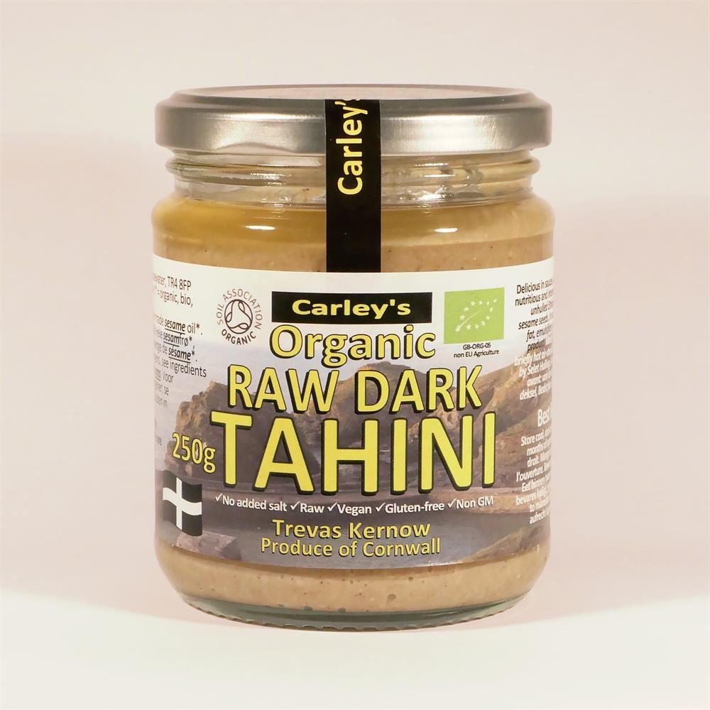 Carley's Organic Raw DARK Tahini (ft sesame oil) 250g