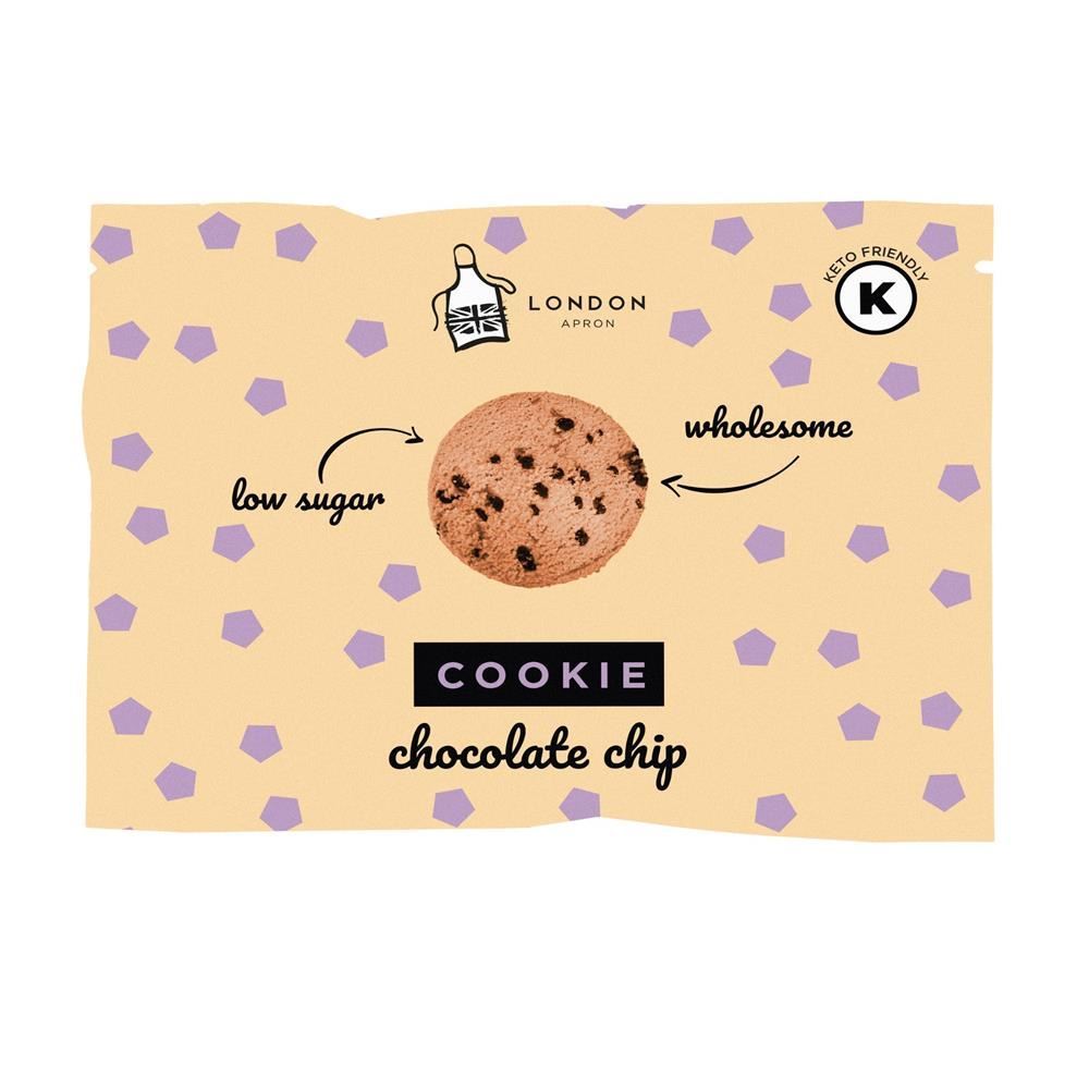 London Apron Low Sugar Chocolate Chip Cookie 35g - 12 Pack