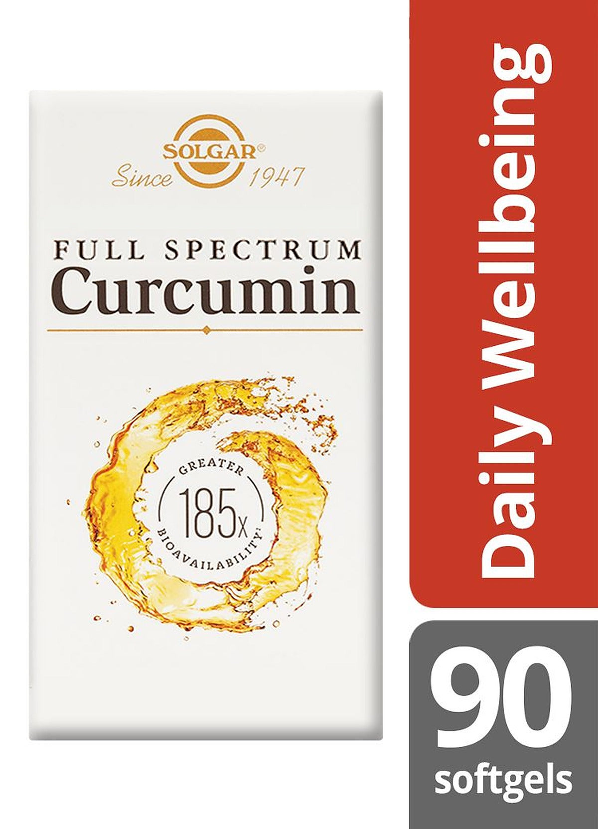 Solgar Full Spectrum Curcumin 185x - 90 Softgels - image 2