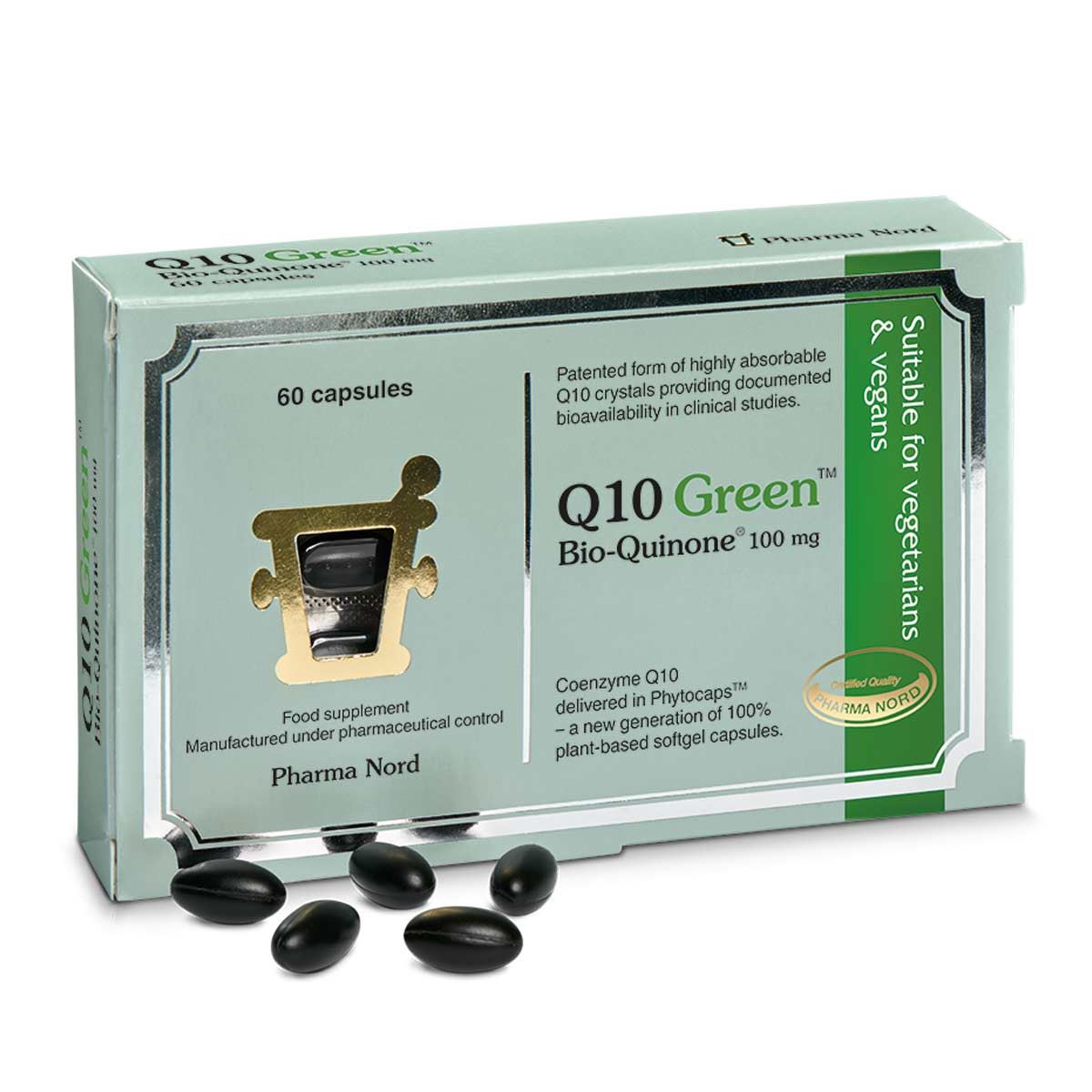 Pharma Nord Q10 Green Bio-Quinone 100mg - 60 Capsules