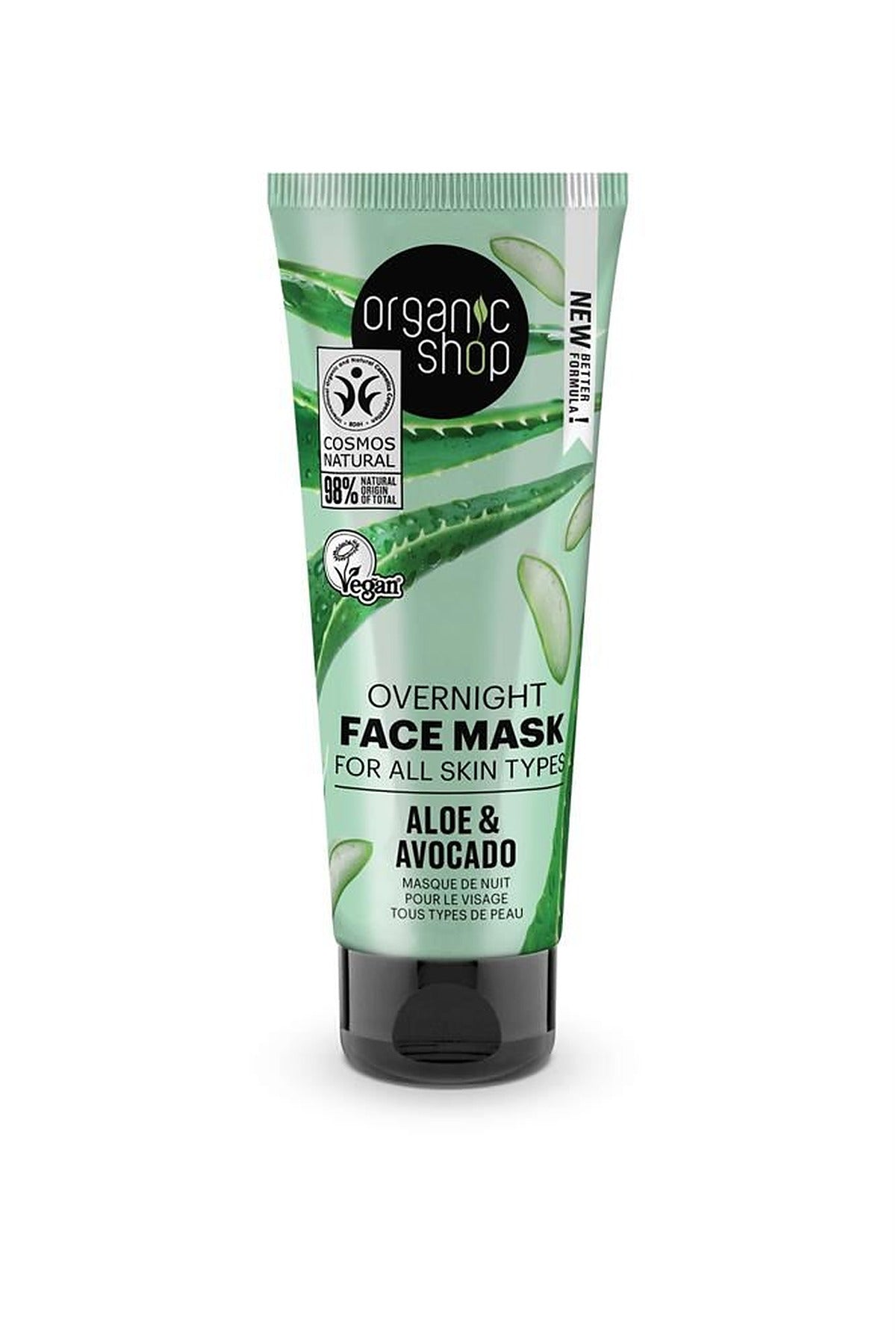 Organic Shop OS Overnight Face Mask Aloe&Avocado 75ml