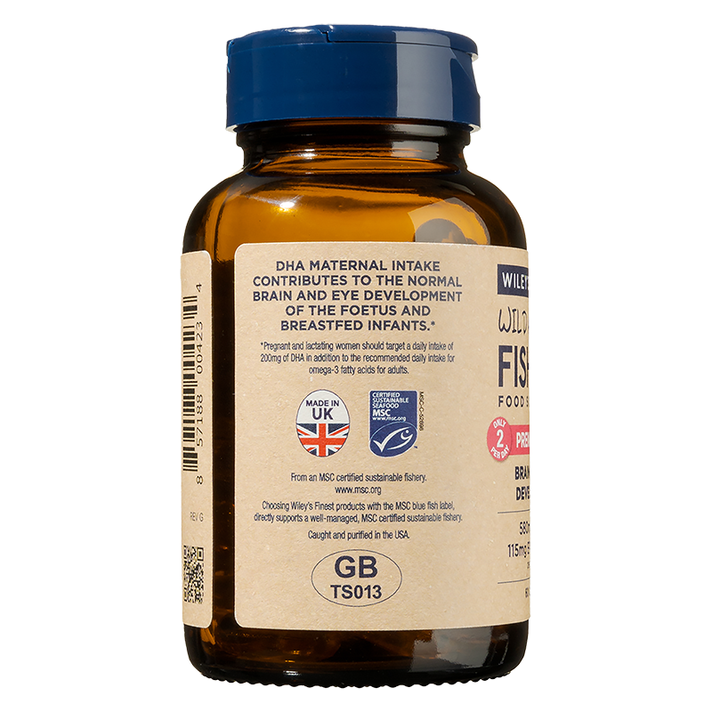Wiley's Finest UK Prenatal DHA 60 Capsules