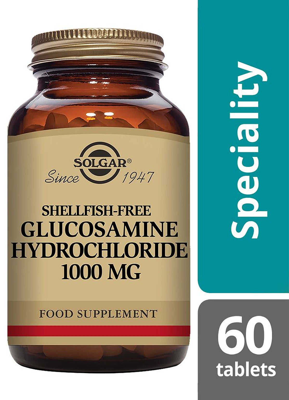 Solgar Glucosamine Hydrochloride 1000 mg - 60 Tablets - image 2