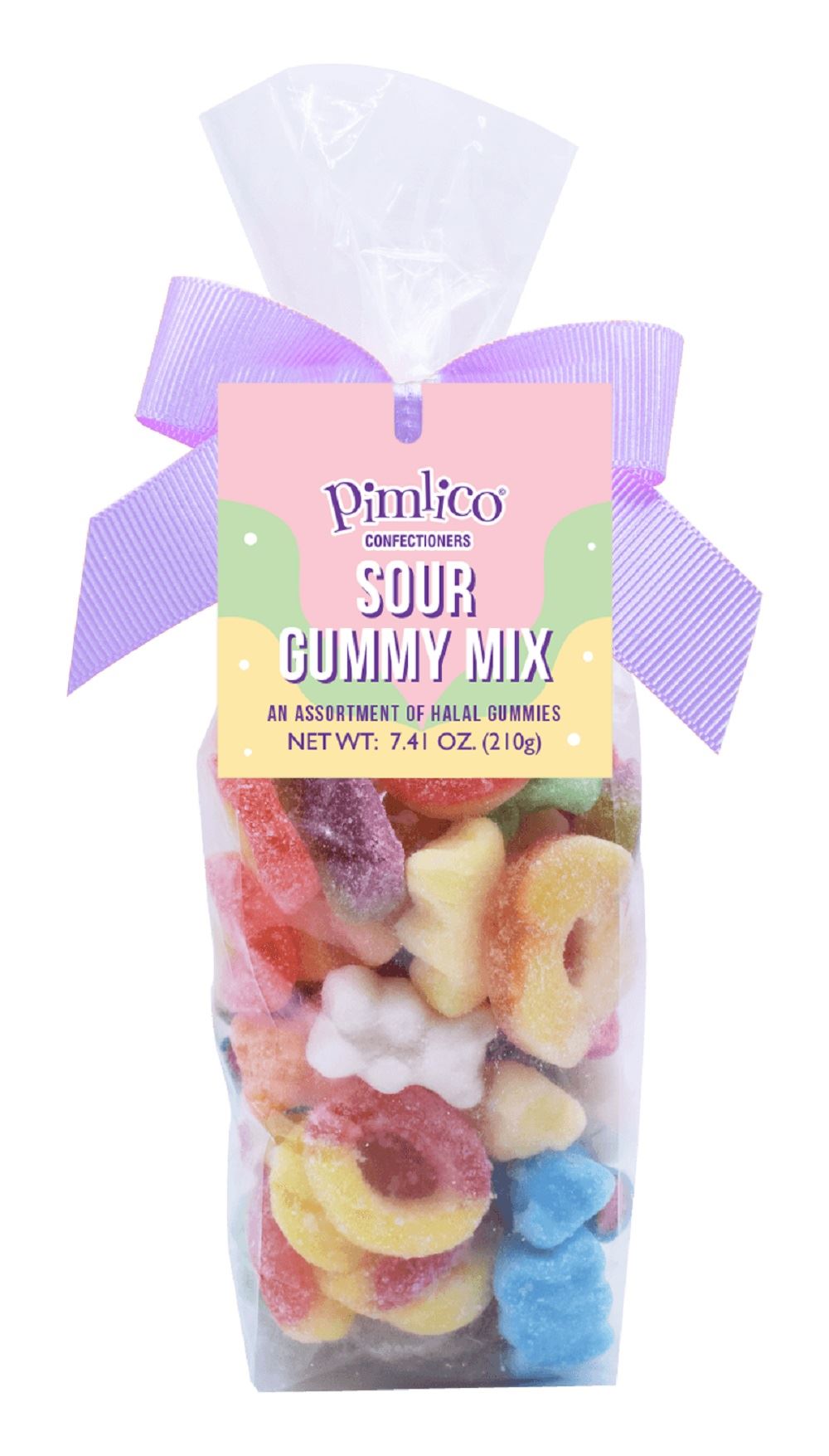 Pimlico Confectioners Sour Gummy Mix Gift Bag 210g