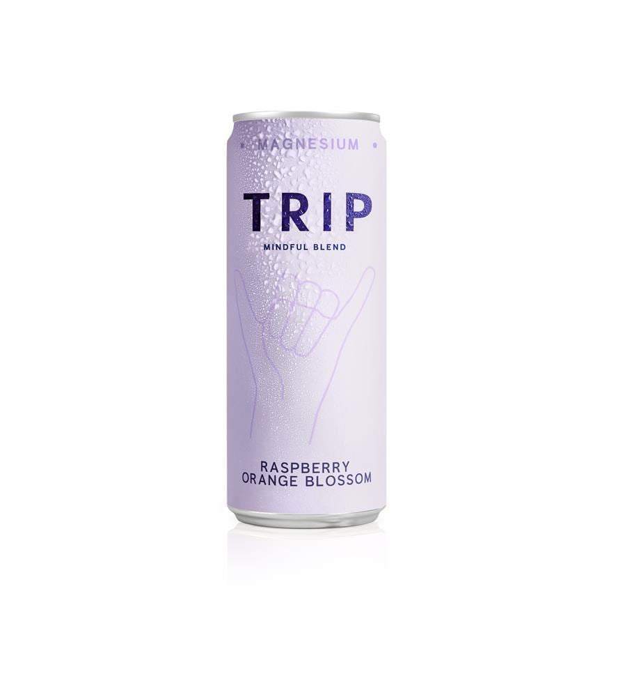 Trip Drink Ltd Raspberry Orange Blossom Mindful Blend Drink 330ml - 12 Pack