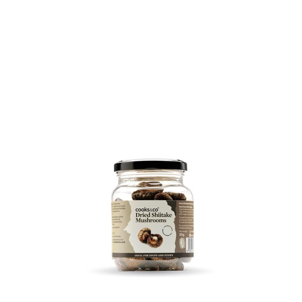 Cooks and Co Dried Shiitake Mushrooms 30g