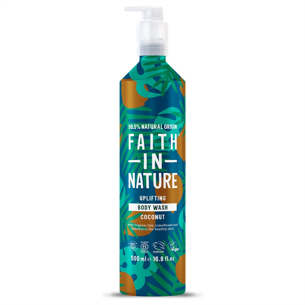 Faith in Nature Coconut Body Wash - 500ml Metal