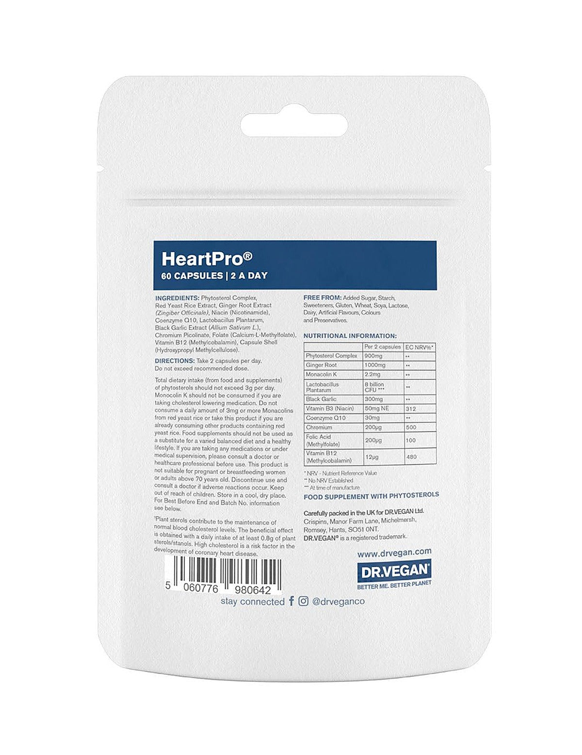 Dr. Vegan HeartPro - 60 Capsules - image 3