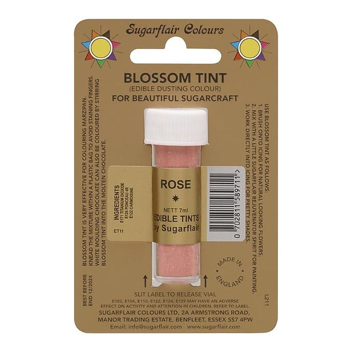 Sugarflair BLOSSOM TINT Edible Food Colour Powder - 7ml - image 13