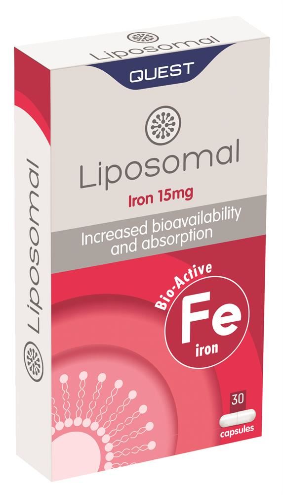 Quest Liposomal Iron 15 mg 30 capsules