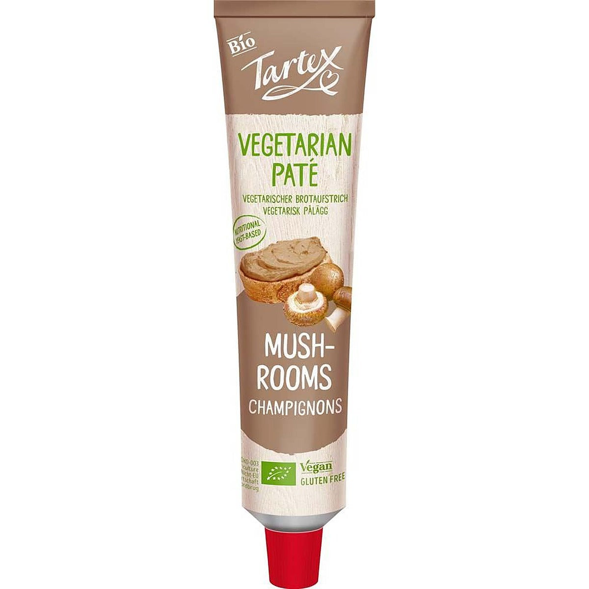 Tartex Yeast Pate With Mushrooms 200g