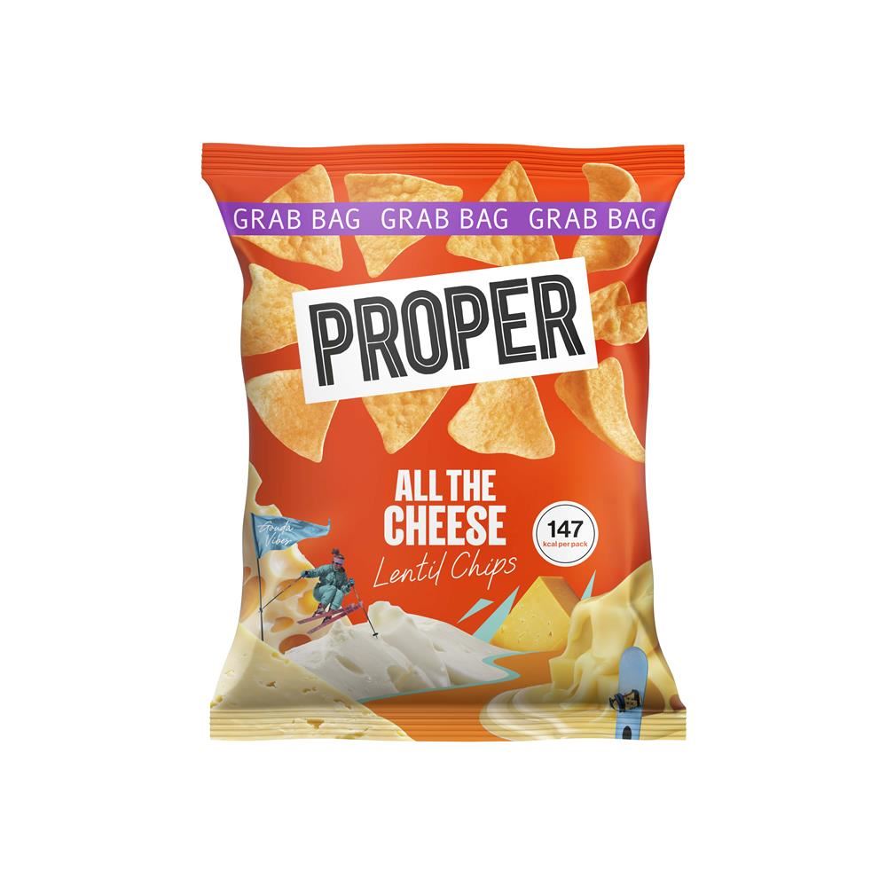 Properchips - All the Cheese Lentil 31g - 30 Pack