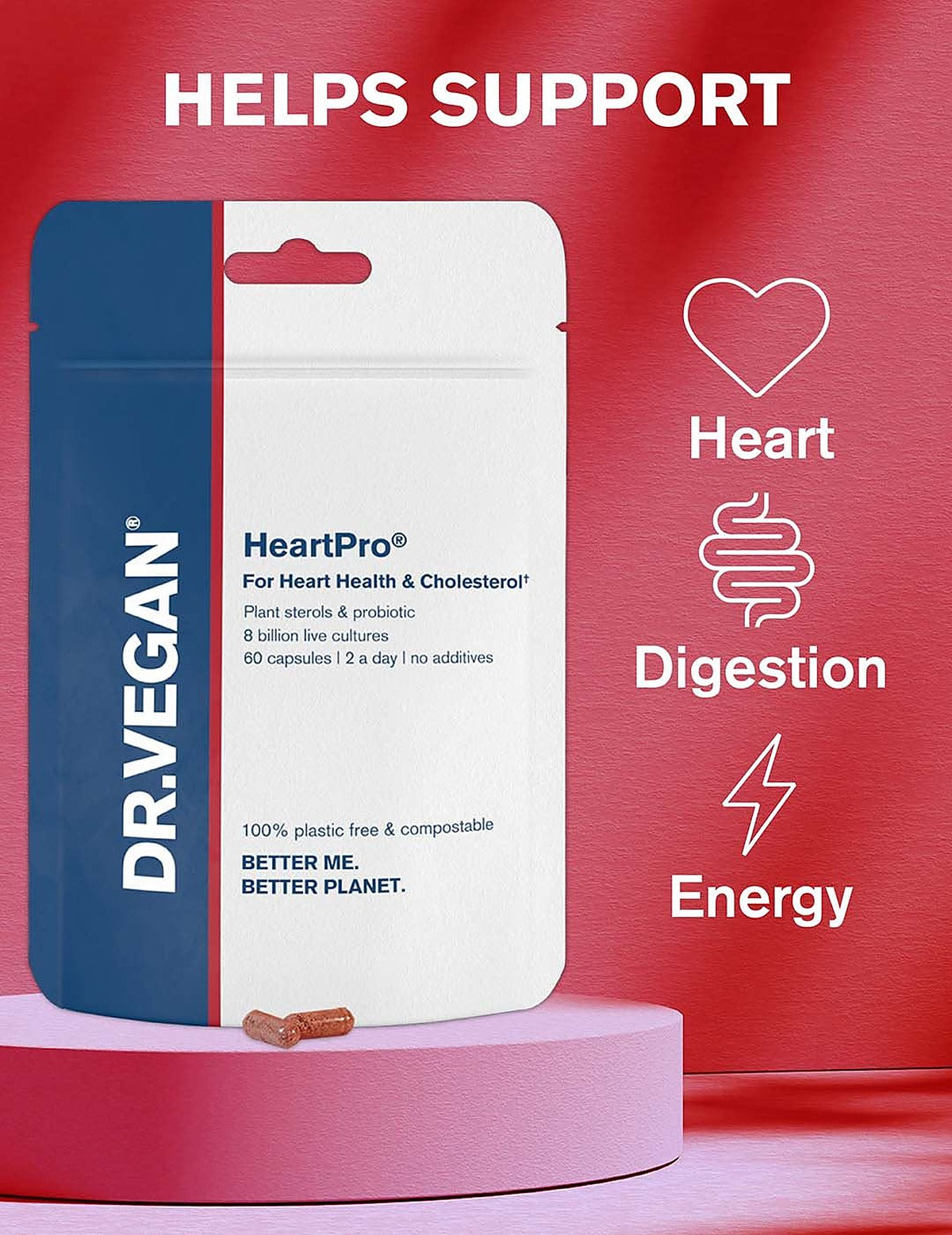 Dr. Vegan HeartPro - 60 Capsules - image 6
