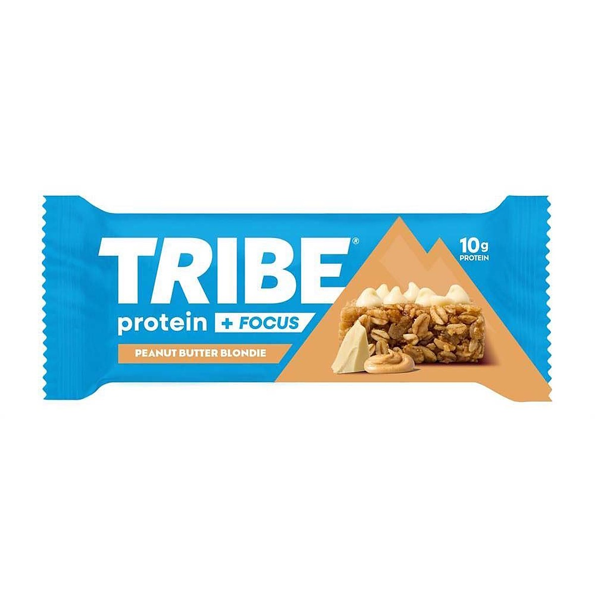 Tribe Peanut Butter Blondie Protein + Focus Flapjack 60g - 12 Pack