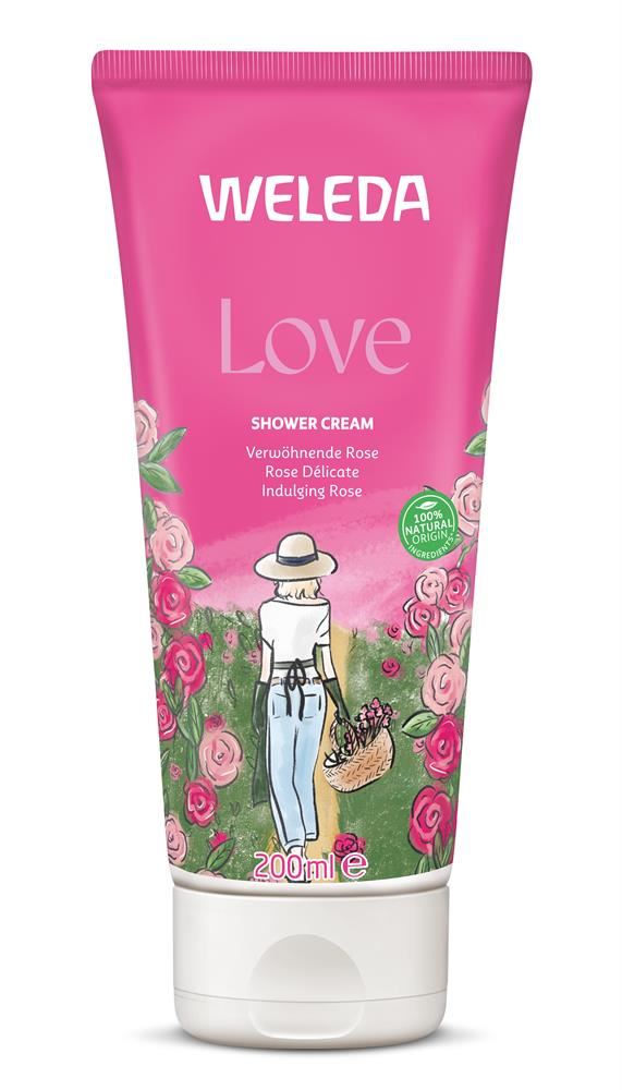 Weleda Love Pampering Shower Cream Rose 200ml