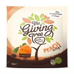 Giving Tree Snacks Freeze Dried Peach Crisps 18g - 12 Pack