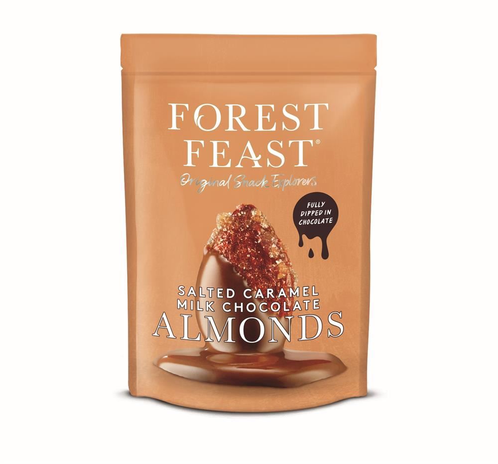 Forest Feast Salted Caramel Milk Chocolate Almonds 120g