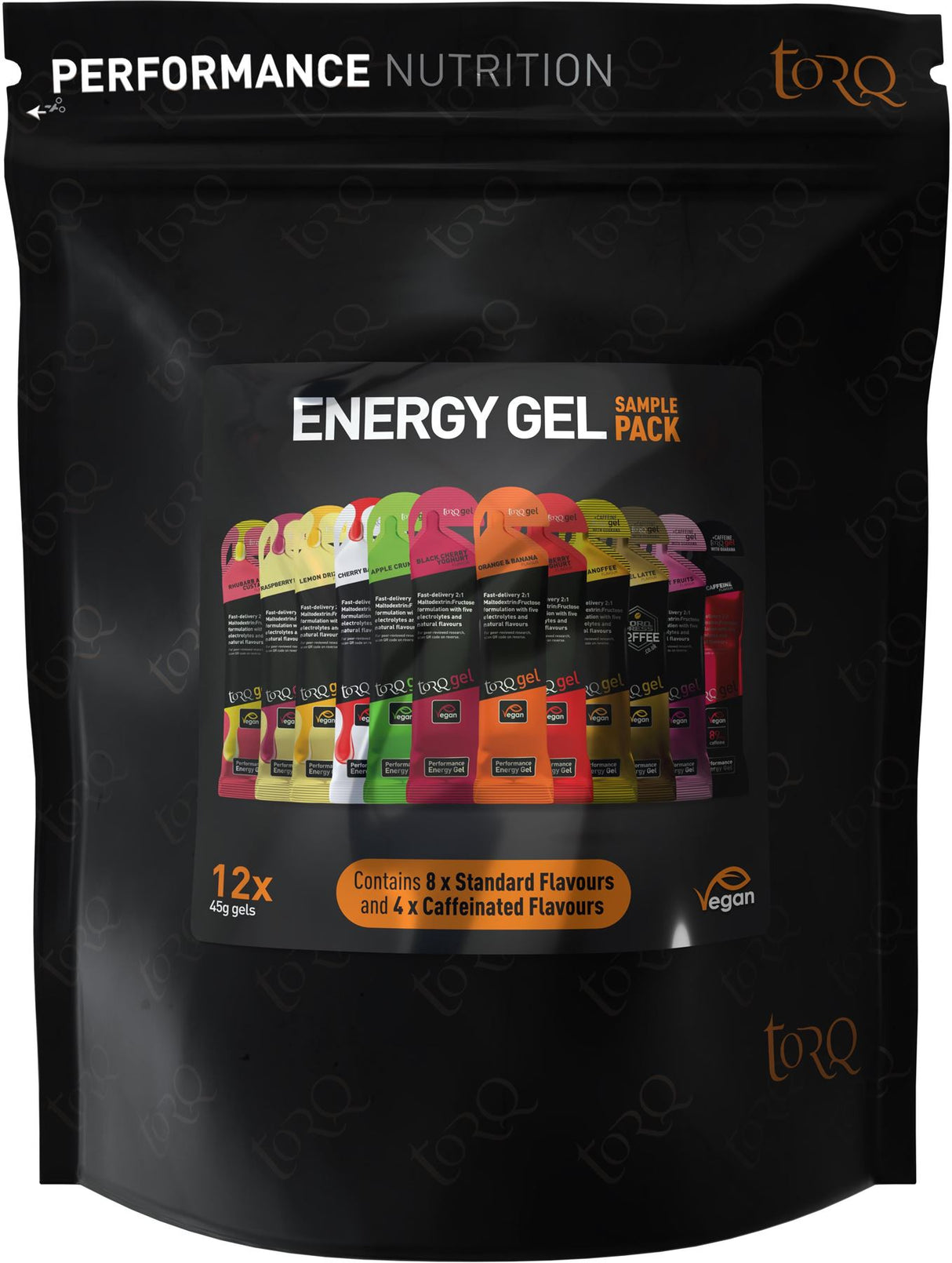 Torq Energy Gel Sample Pack of 12 Flavours