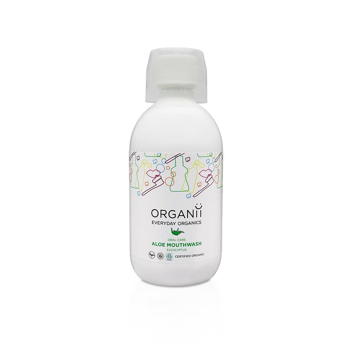 Organii Aloe Vera & Eucalyptus Mouthwash 500ml