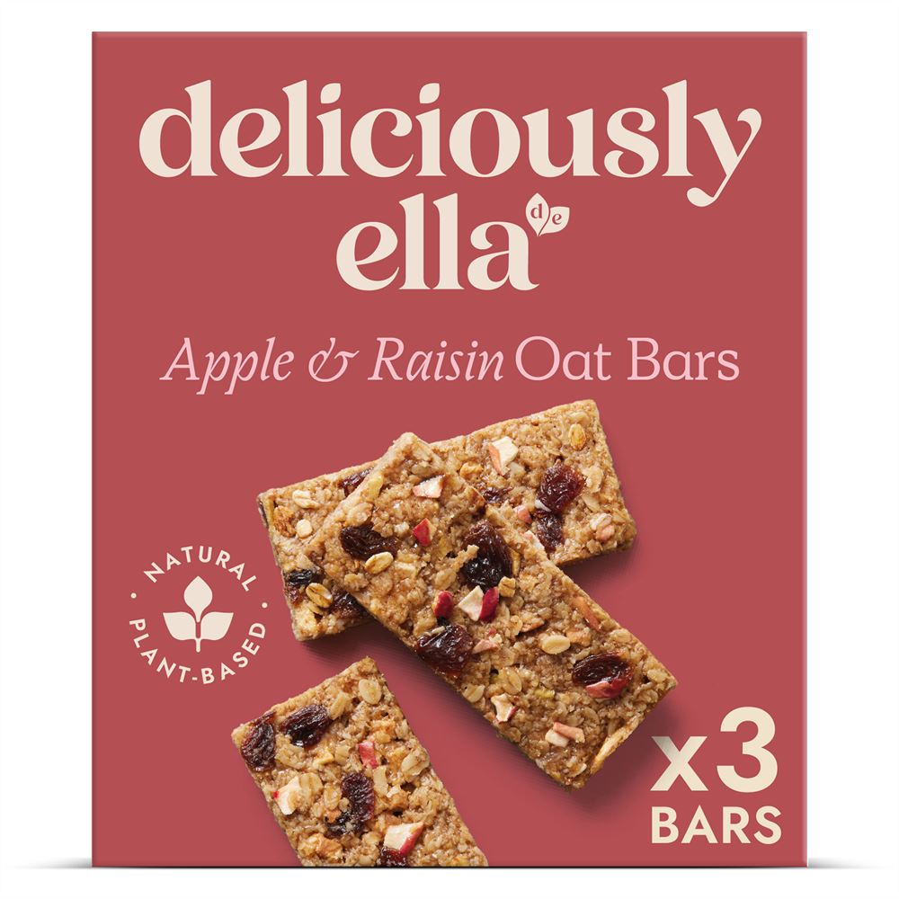 Deliciously Ella Apple Raisin and Cinnamon Oat Bar Multipack (3 x 50g)