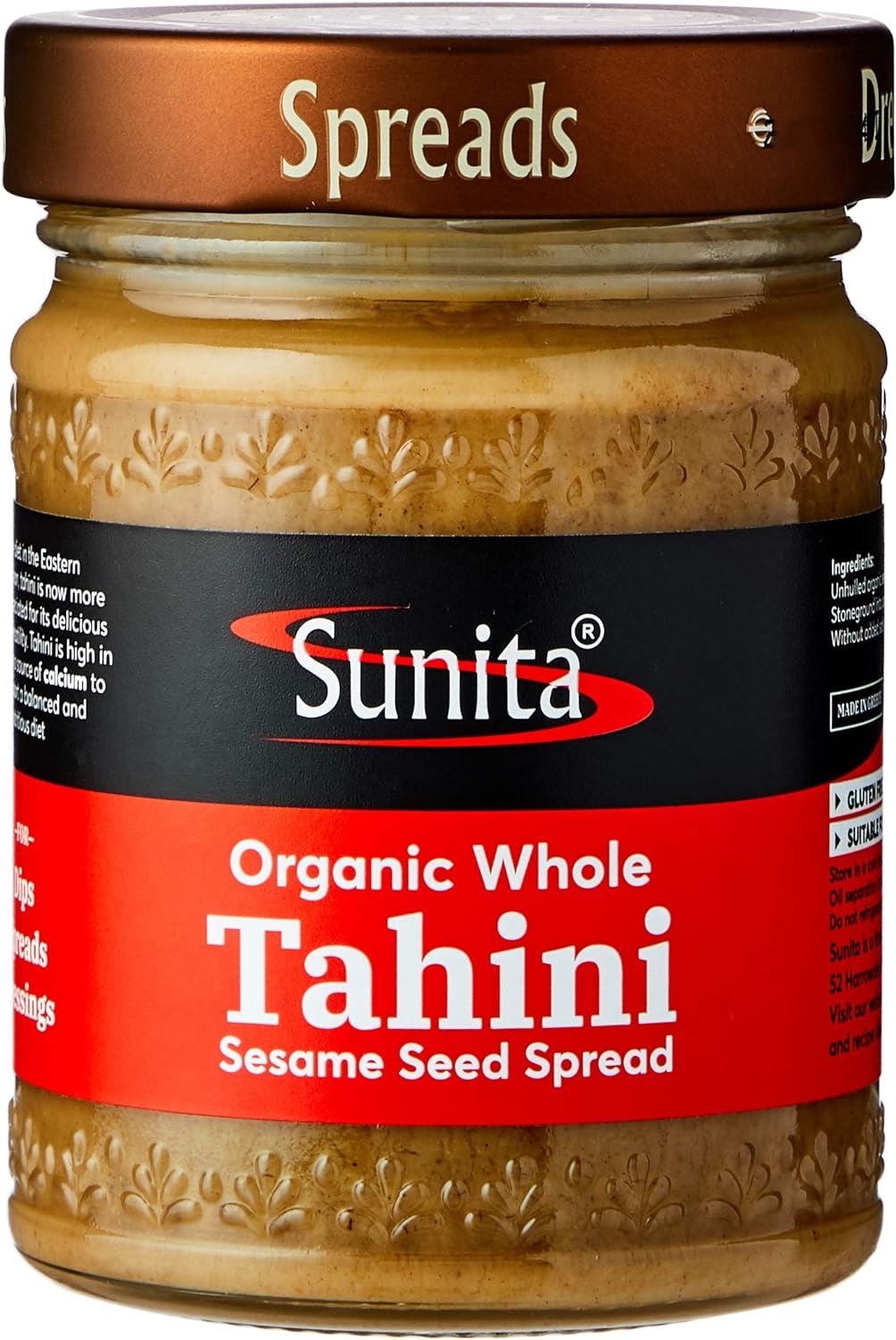 Sunita Organic Whole Tahini Sesame Seed Spread - 280g