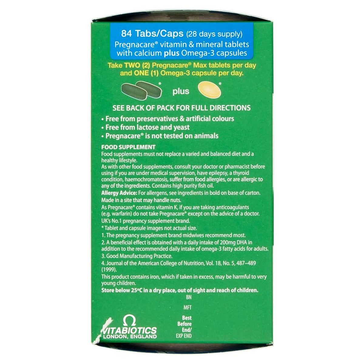 Vitabiotics Pregnacare Max - 56 Tablets + 28 Capsules - image 4