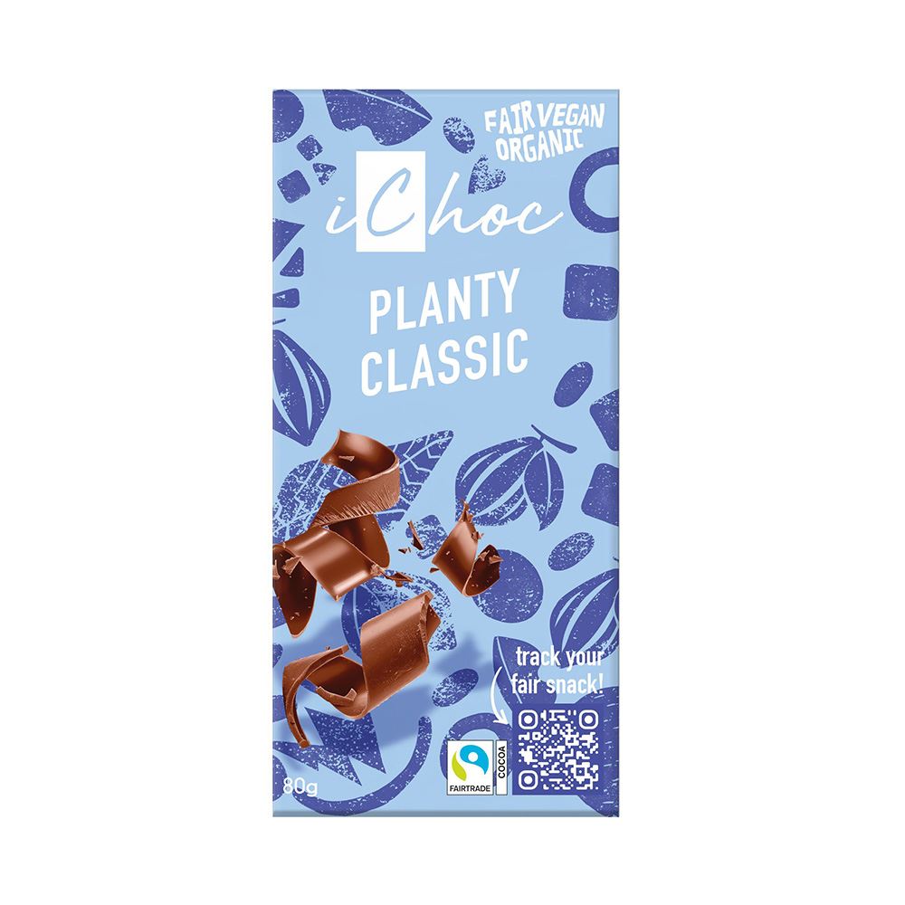 iChoc Classic Chocolate Vegan Organic 80g