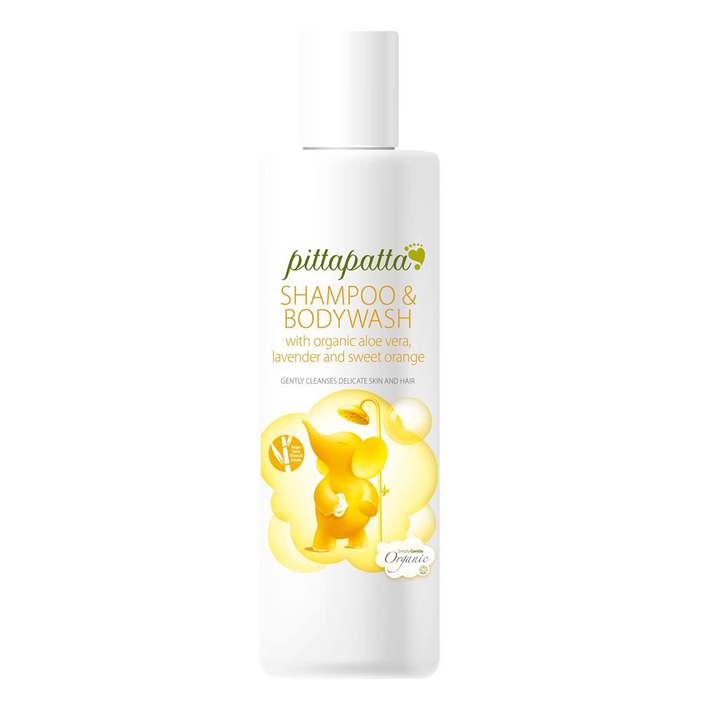 Pitta Patta Shampoo & Bodywash with Organic Aloe Vera 200ml