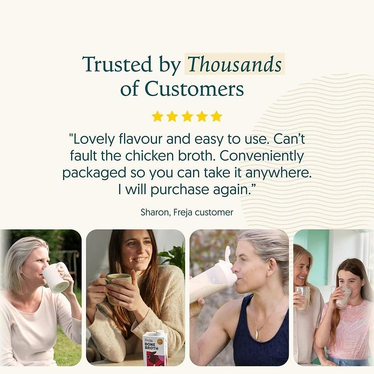 Take Stock Freja Chicken Bone Broth 500ml - 6 Pack - image 7