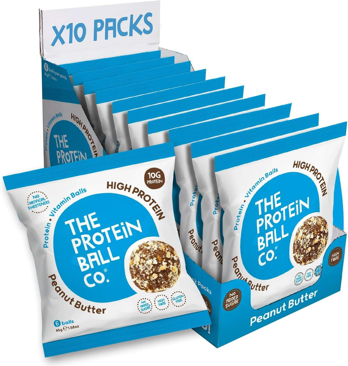 The Protein Ball Co. All Flavours - 45g - Pack of 10