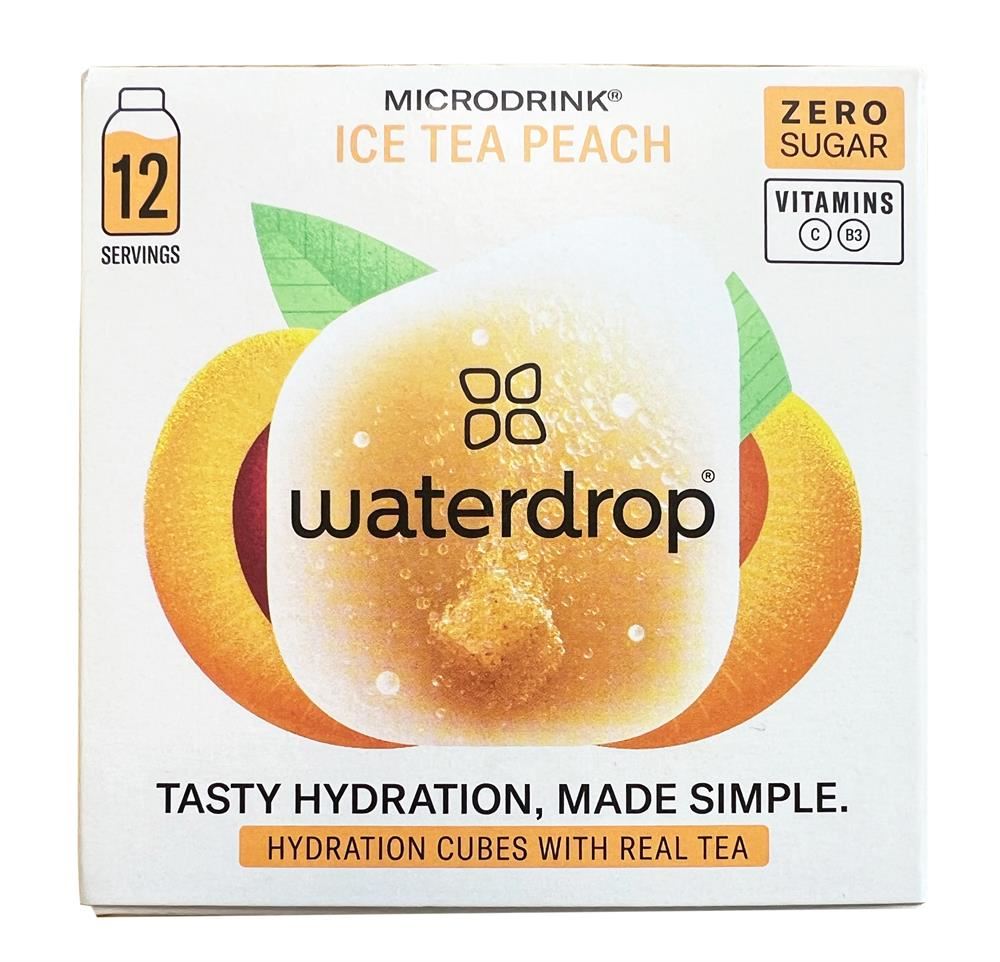 Waterdrop Ice Tea Peach Microdrink - Hydration Cubes 12 capsules