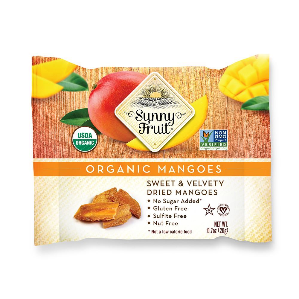 Sunny Fruit Dried Mango Organic 20g - 12 Pack
