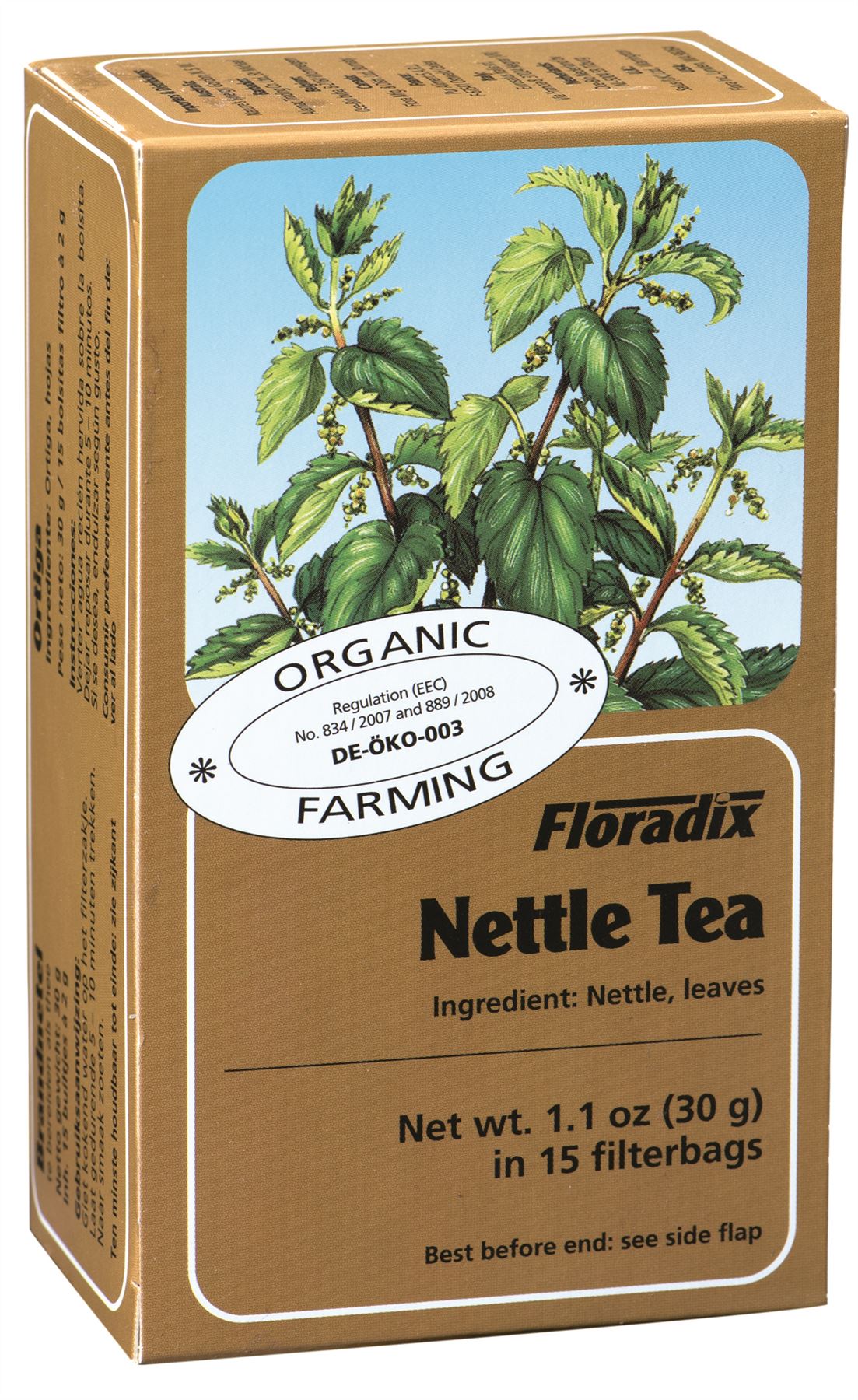 Salus Floradix - Organic Nettle Herbal Tea - 15 Bags