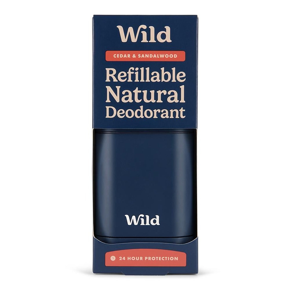 Wild Men's Navy Case and Cedar & Sandalwood Deo 40g