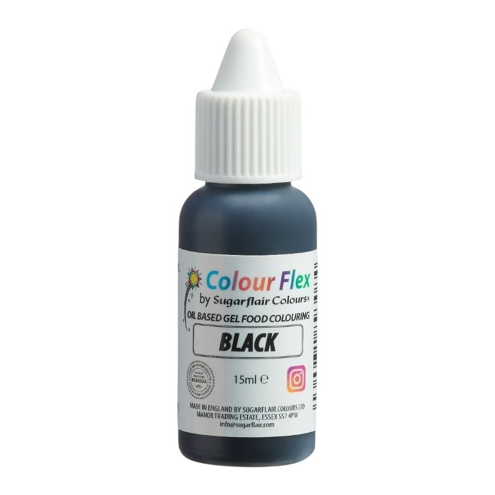 Sugarflair Colour Flex Oil Based Food Colouring Gel 15ml - All Colour