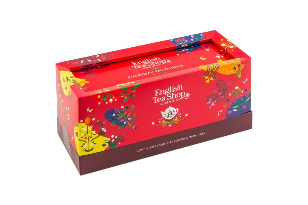 English Tea Shop Everyday Favourites Organic Tea Collection 86g