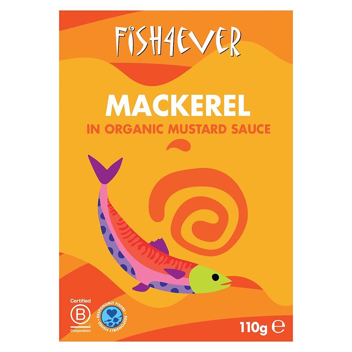 Fish4Ever Mackerel Fillets in Mustard Sauce 110g