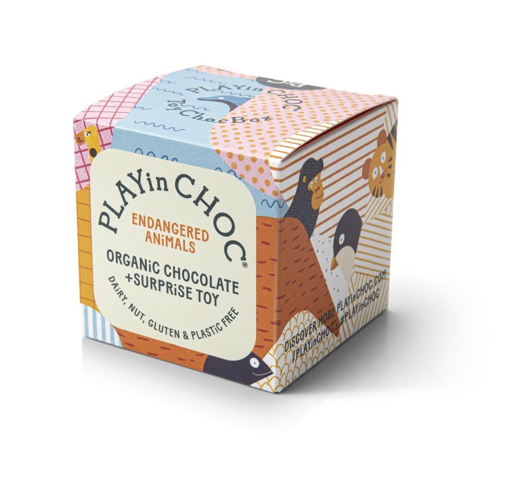 PLAYin CHOC ToyChoc Endangered Animals 38g - 6 Pack