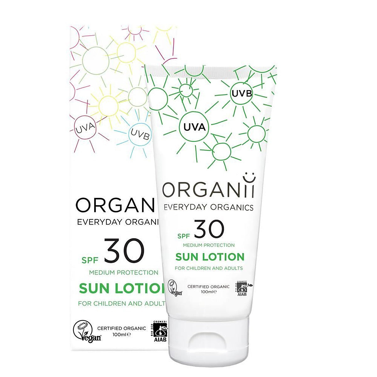 Organii SPF30 Sun Lotion 100ml