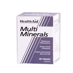 HealthAid Multiminerals Prolonged Release 30 Tablets