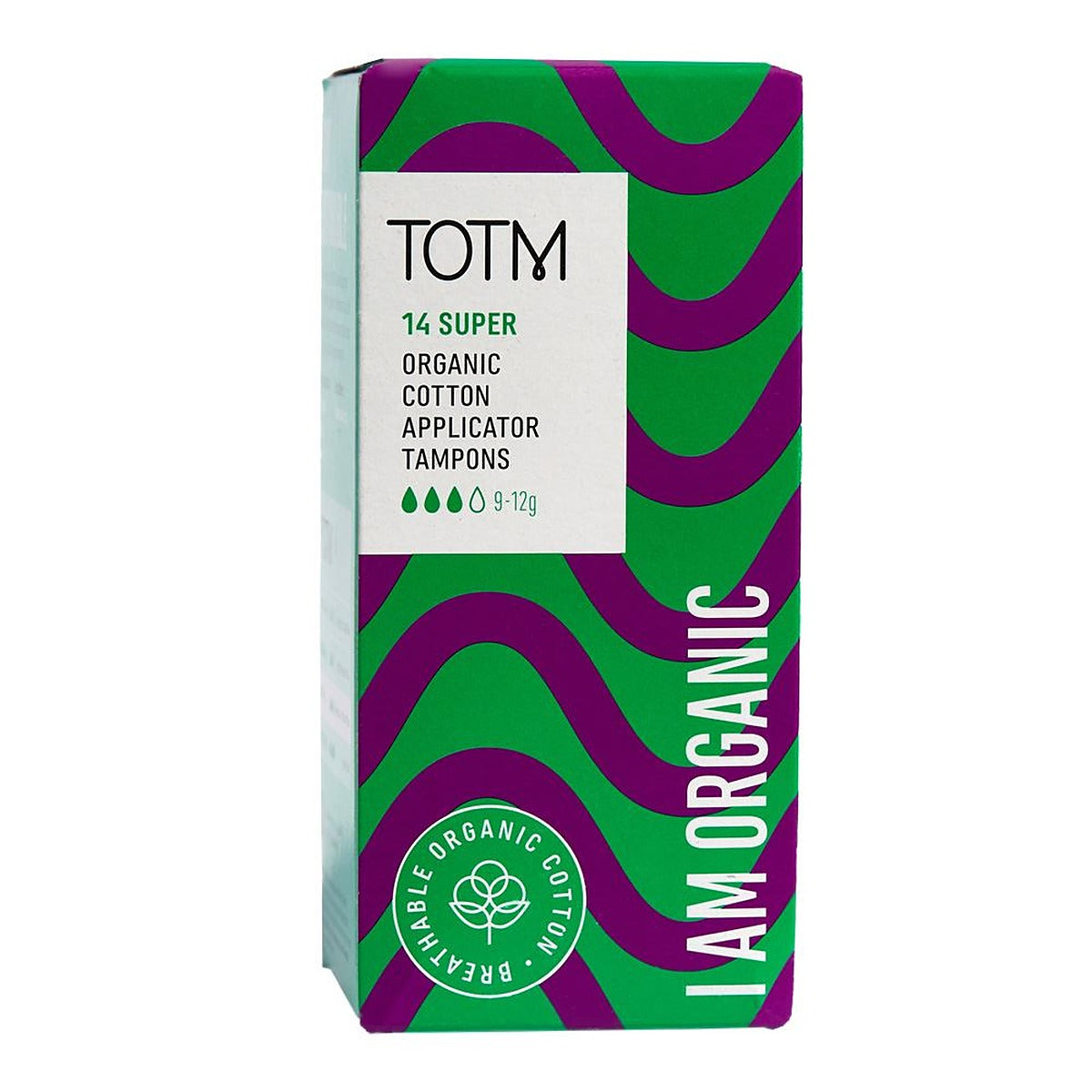TOTM Organic Tampons - App Super 14 Per Box