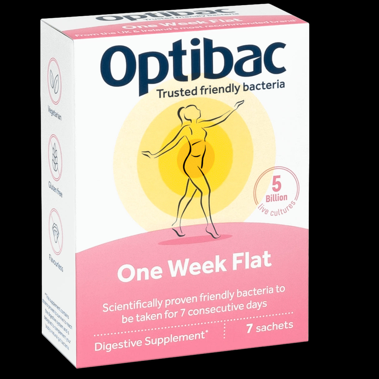 OptiBac Probiotics One Week Flat 7 - 28 Sachets