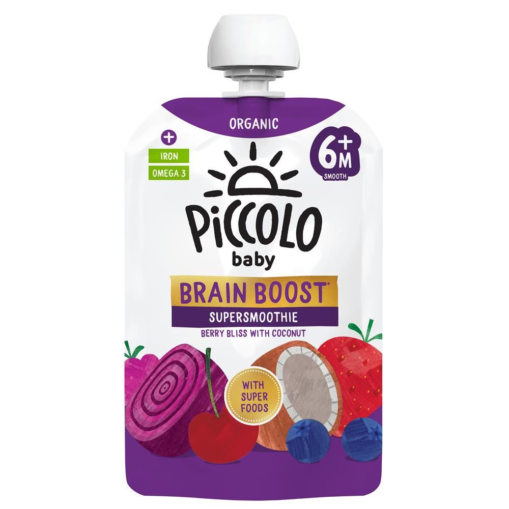 Piccolo Brain Boost Supersmoothie - Berry Bliss & Coconut - 7 Pack