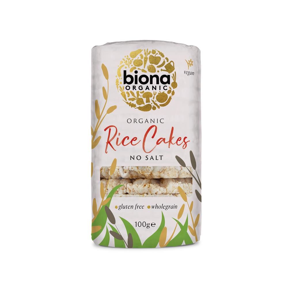 Biona Rice Cakes no Salt Organic 100g